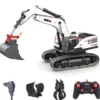 HUINA 1:14 22CH 2.4G RC Excavator Model 4-in-1 Alloy Remote Controll Crusher Construction Vehicles Toy