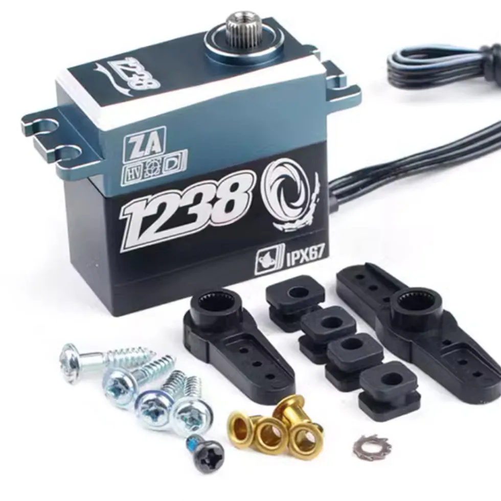 HV-CLS-1238 Steering Gear Waterproof All-Metal Gear High Voltage Brushless High-Speed Servo for Capo U4 RC Car (Bearing Capacity 36KG)