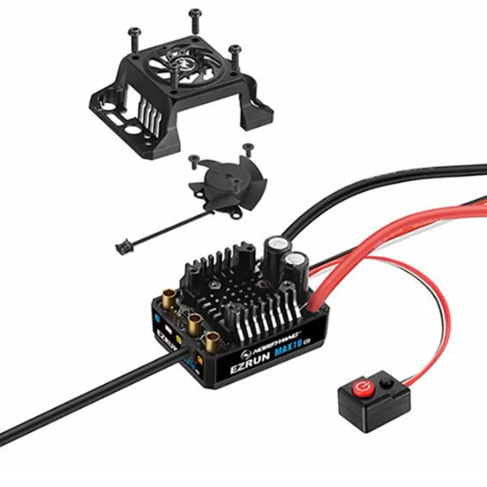 HW EzRun MAX10 G2+3652 G3 3300KV Sensored Brushless Power Kit with Extension Wire&ESC&Motor Set