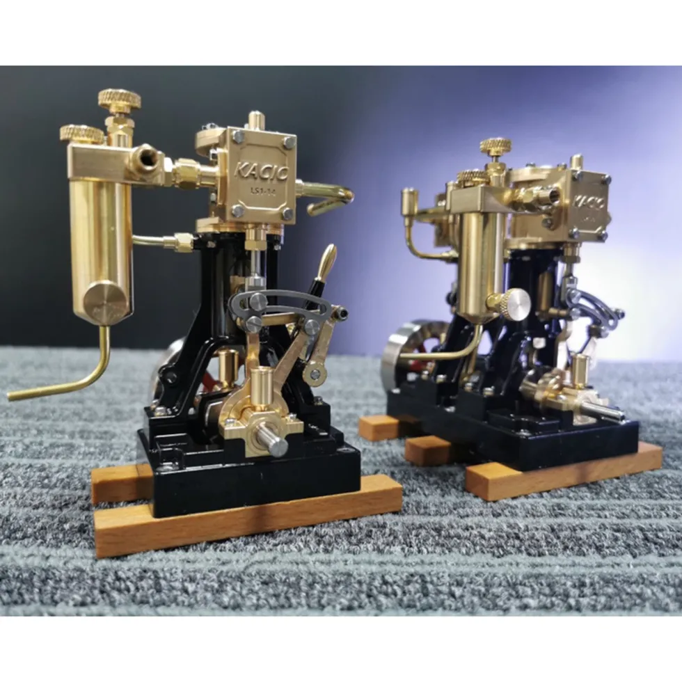 KACIO LS1-14 Single Cylinder Reciprocating Steam Engine Model for Model Ship Model Boat Above 60cm
