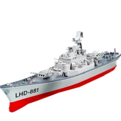 LHD-881 1/390 2.4G RC Electric High-Frequency Twin-Engine Battleship Model
