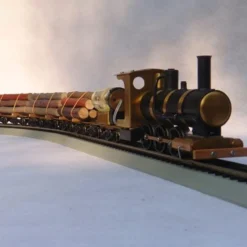 Live Steam Locomotive Model Train Engine 1:87 Ho Scale with Steam Engine Boiler Fuel Tank Track