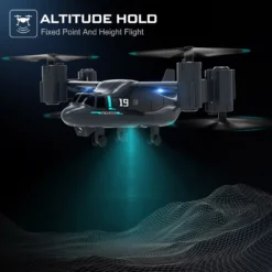 LMRC V-22 2.4G 6CH Land/Air Dual-Mode Scale RC Helicopter Model with Optical Flow Positioning