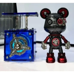 Luminous Acrylic Mechanical Display Base DIY Metal Stand