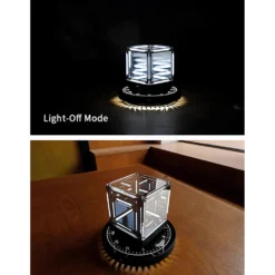 Magnetic Levitation Cube Desk Decor