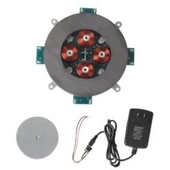 Magnetic Levitation Module DIY Maglev Furnishing Articles Kit Precise 500g Digital Movement Module with LED Light