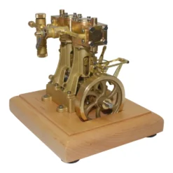 M30B 3.7CC Mini Retro Vertical Double-cylinder Reciprocating Double-acting Steam Engine Model Toys