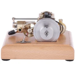 M16B 1.6cc Mini 4 Stroke Gasoline Engine Model Horizontal Air-cooled Single-cylinder Internal Combustion Engine with Wooden Base