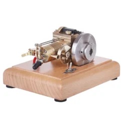 M16B 1.6cc Mini 4 Stroke Gasoline Engine Model Horizontal Air-cooled Single-cylinder Internal Combustion Engine with Wooden Base