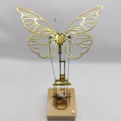 Mechanical Butterfly Dynamic 3D DIY Mechanical Metal Butterfly Model Kit for Kids, Teens, and Adults