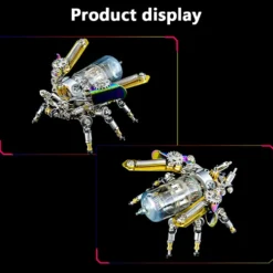 Mechanical Firefly 3D Metal DIY Insect Metal Assembly Model Colorful Parts Decoration 200PCS