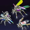 Mechanical Wasp 3D Metal DIY Assembly Model Kit Toy 180PCS