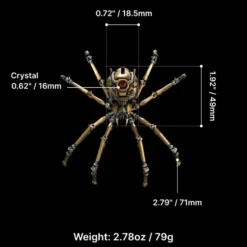 Mechanical Widow Spider Model with Movable Joints High-end Gift for Him