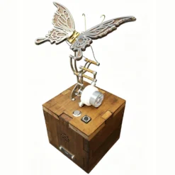 Mechanic BF‑01 Bionic Butterfly Dynamic Art Music Box – 3D Metal Movement DIY Assembly Model