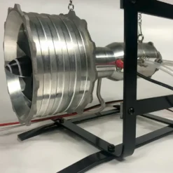 Miniature Turbofan Engine Model Precision-Crafted Removable and Maintainable Jet Engine with Liquid Gas Combustion