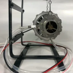 Miniature Turbofan Engine Model Precision-Crafted Removable and Maintainable Jet Engine with Liquid Gas Combustion