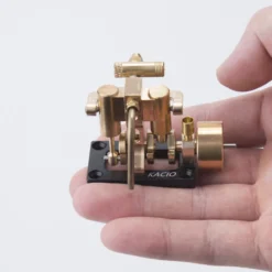 Mini Inline 2 Cylinder Steam Engine Model for 40cm Boat Model Gift Collection - Enginediy