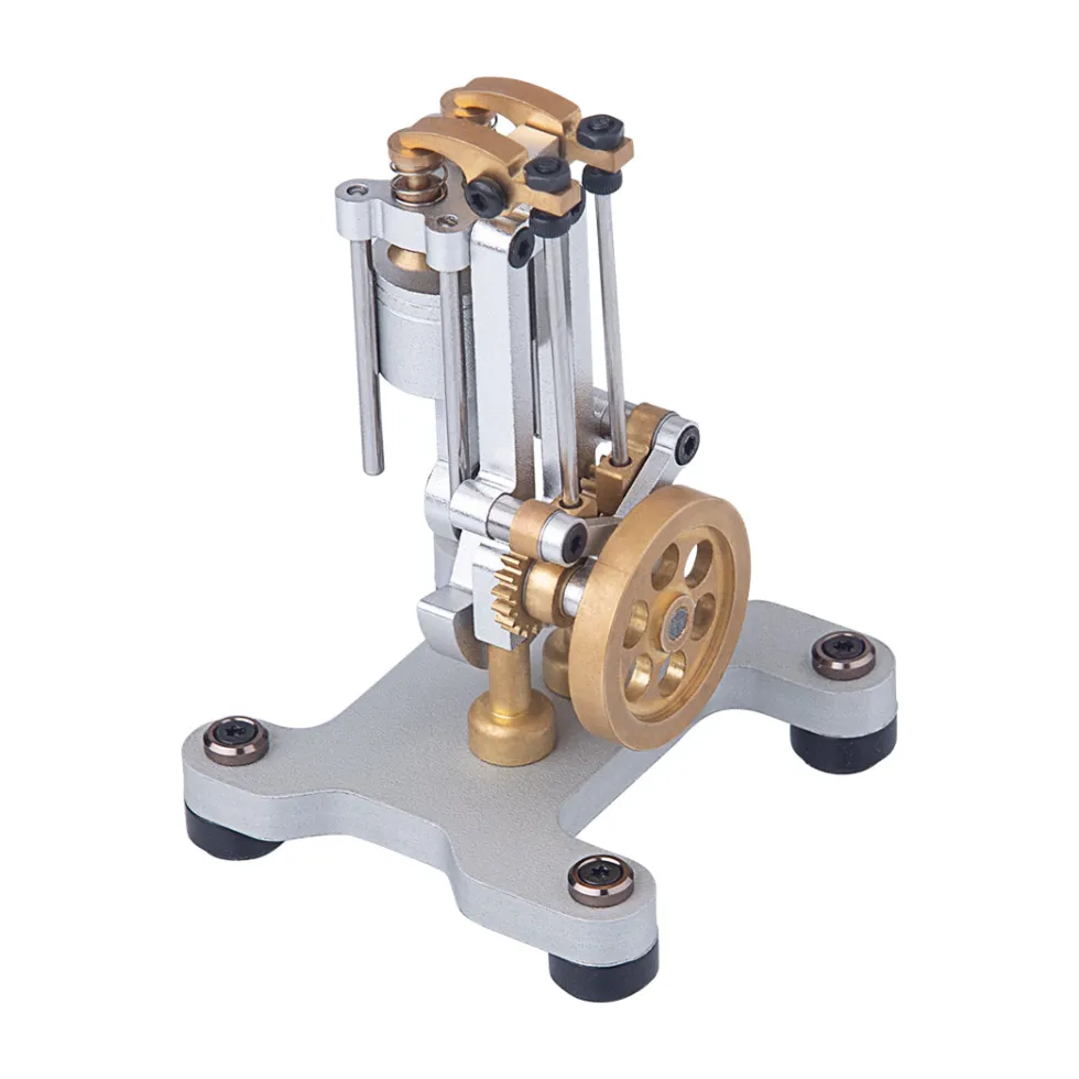 Mini Metal Mechanical 4-stroke Internal Combustion Engine Model Toy for Educational Experimental Science Demonstration