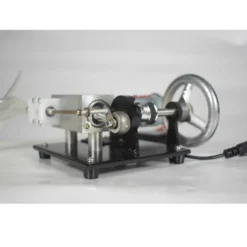 Mini Single Cylinder Horizontal Steam Engine Generator Model DIY Kit Set
