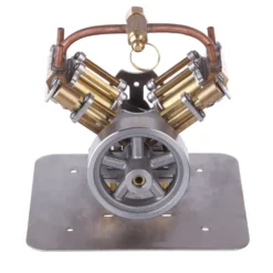 Mini V4 Steam Engine Miniature Steam Engine Model without Boiler