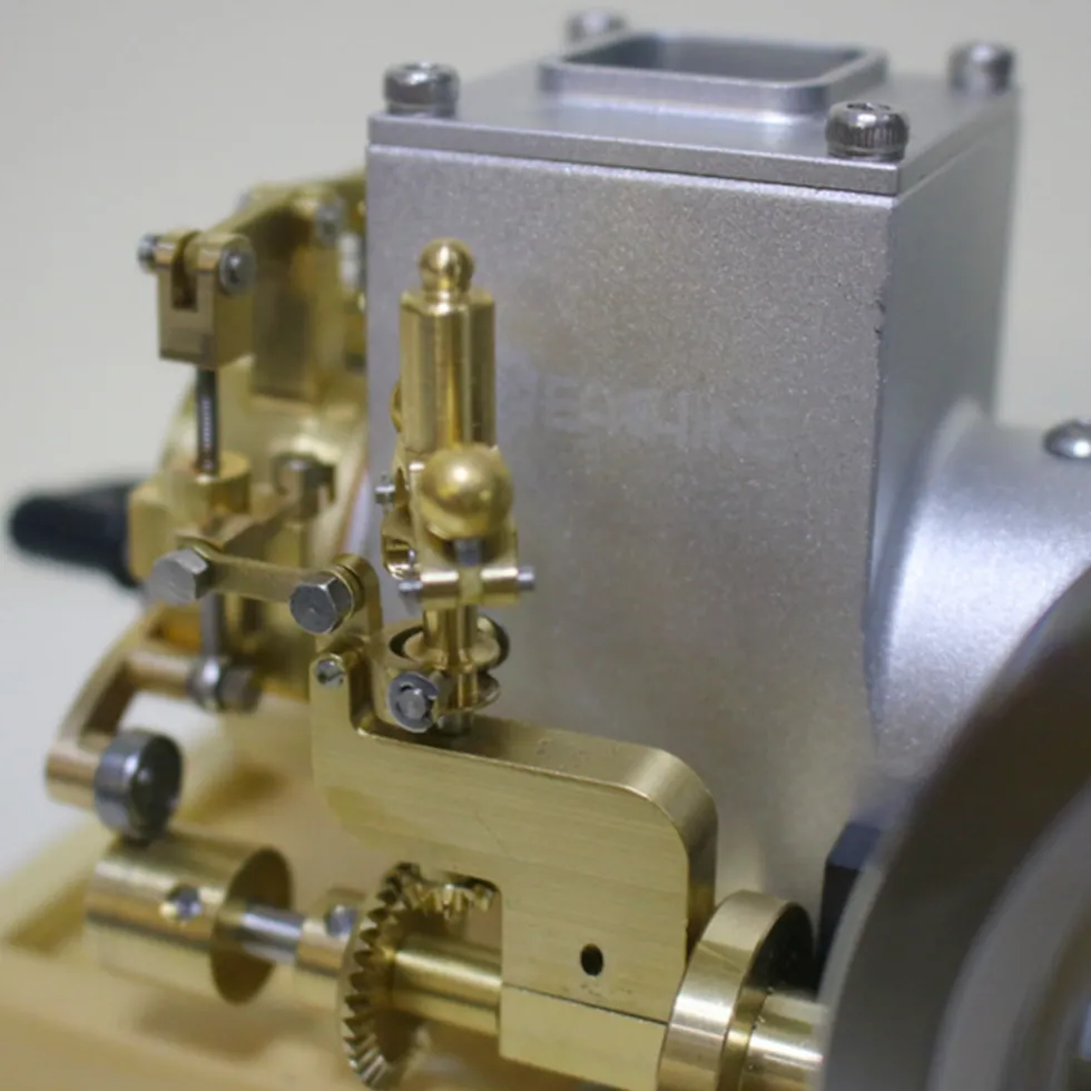 M92 Metal Horizontal Hit and Miss Water-cooled Gasoline Engine Internal Combustion Engine Model with Flywheel Speed Limiter