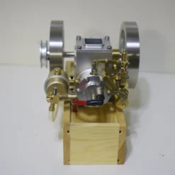 M92 Metal Horizontal Hit and Miss Water-cooled Gasoline Engine Internal Combustion Engine Model with Flywheel Speed Limiter