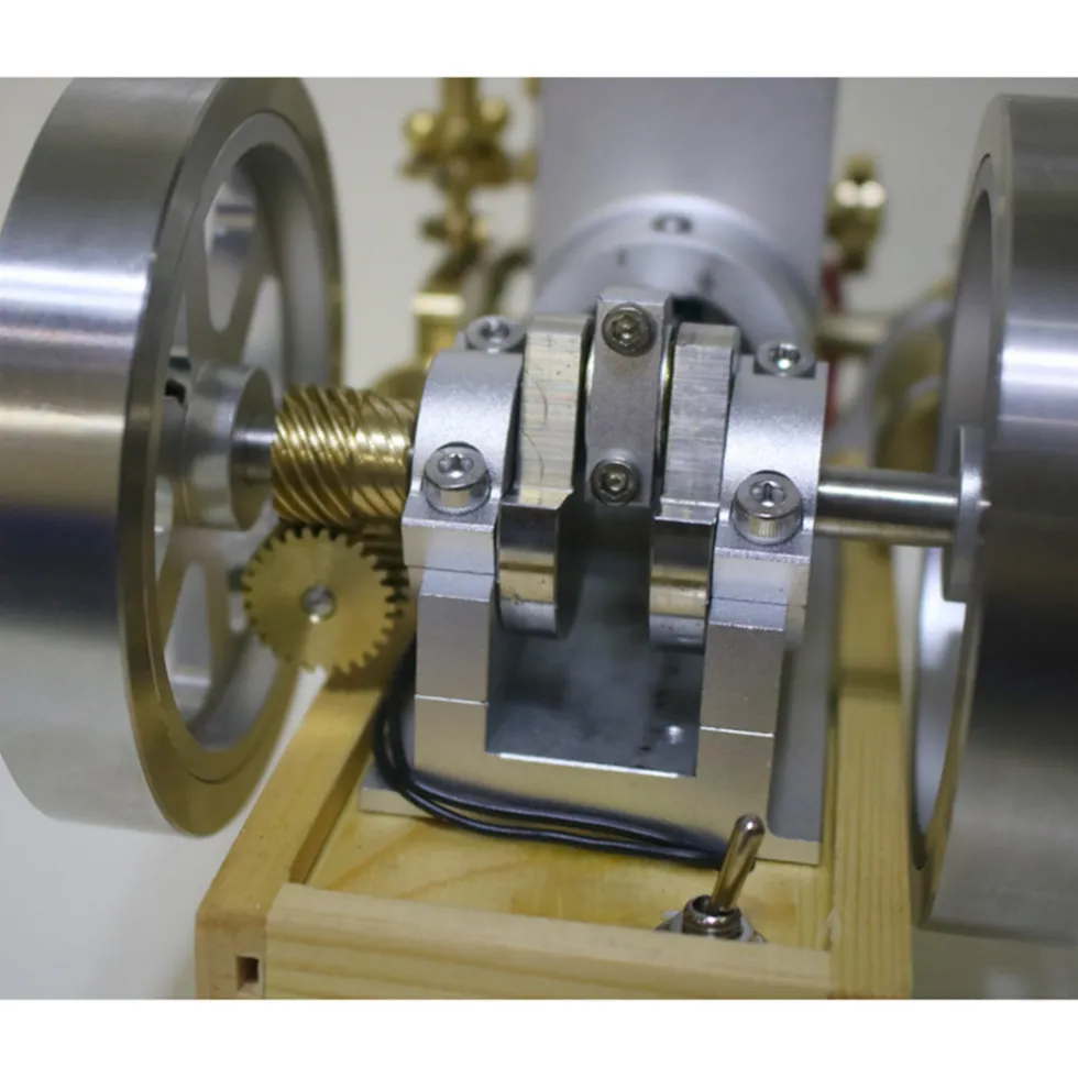 M92 Metal Horizontal Hit and Miss Water-cooled Gasoline Engine Internal Combustion Engine Model with Flywheel Speed Limiter