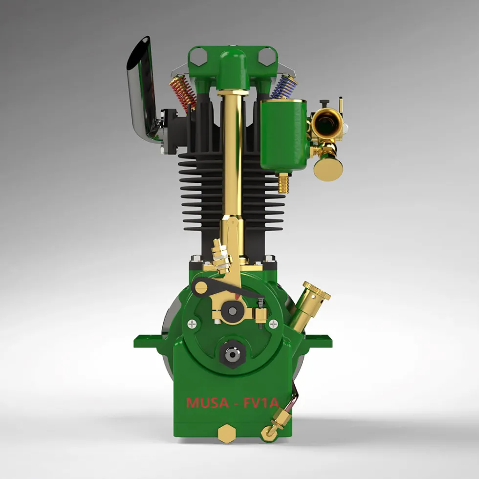 MUSA Engine FV1A KW-OHV 7cc Vertical Single Cylinder 4 Stroke Air Cooled Gasoline Engine IC Engine