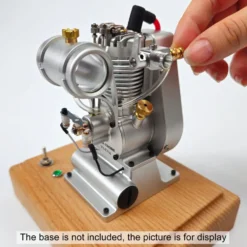 MUSA F1-2.7cc Mini OHV Vertical Single-Cylinder Four-Stroke Air Cooled Gasoline Engine Internal Combustion Engine Model Crafts
