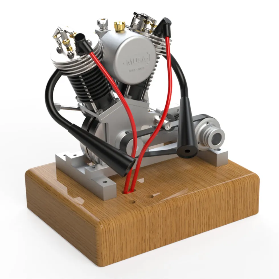 MUSA Hoglet V-Twin 4-Stroke Kick-Start Gasoline Motorcycle Engine Model
