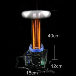 Musical Tesla Coil Singing Plasma Arc Speaker Thoramin Wireless Transmission Experiment Desktop Toy Model