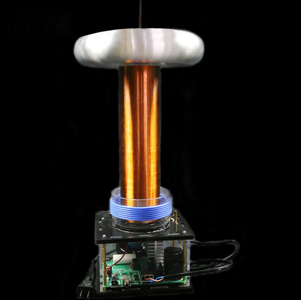 Musical Tesla Coil Singing Plasma Arc Speaker Thoramin Wireless Transmission Experiment Desktop Toy Model