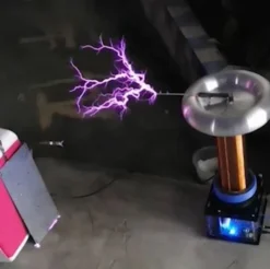 Musical Tesla Coil Singing Plasma Arc Speaker Thoramin Wireless Transmission Experiment Desktop Toy Model