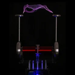 Music Tesla Coil Ambipolarity SSTC Singing Plasma Loudspeaker Artificial Lightning Magnetic Storm Coil Experiment Model