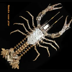 Needle Nose Plier 3D Metal Mechanical Lobster Model Kit