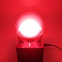 Neon Gas Glow Ring Reactor Plasma Sphere – Interactive Science Desk Toy