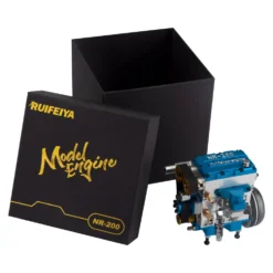 NR-200 8.6cc Inline 2-cylinder 4-stroke Water-cooled Electric Start Nitro Engine Model for 1:8 RC Car