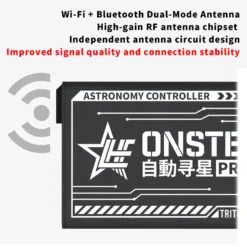ONSTEP Auto GOTO Upgrade Kit PRO+, 12V DC 5.5×2.1 Input, Comaptible with EO3D/EXOS2 Equitorial Mount