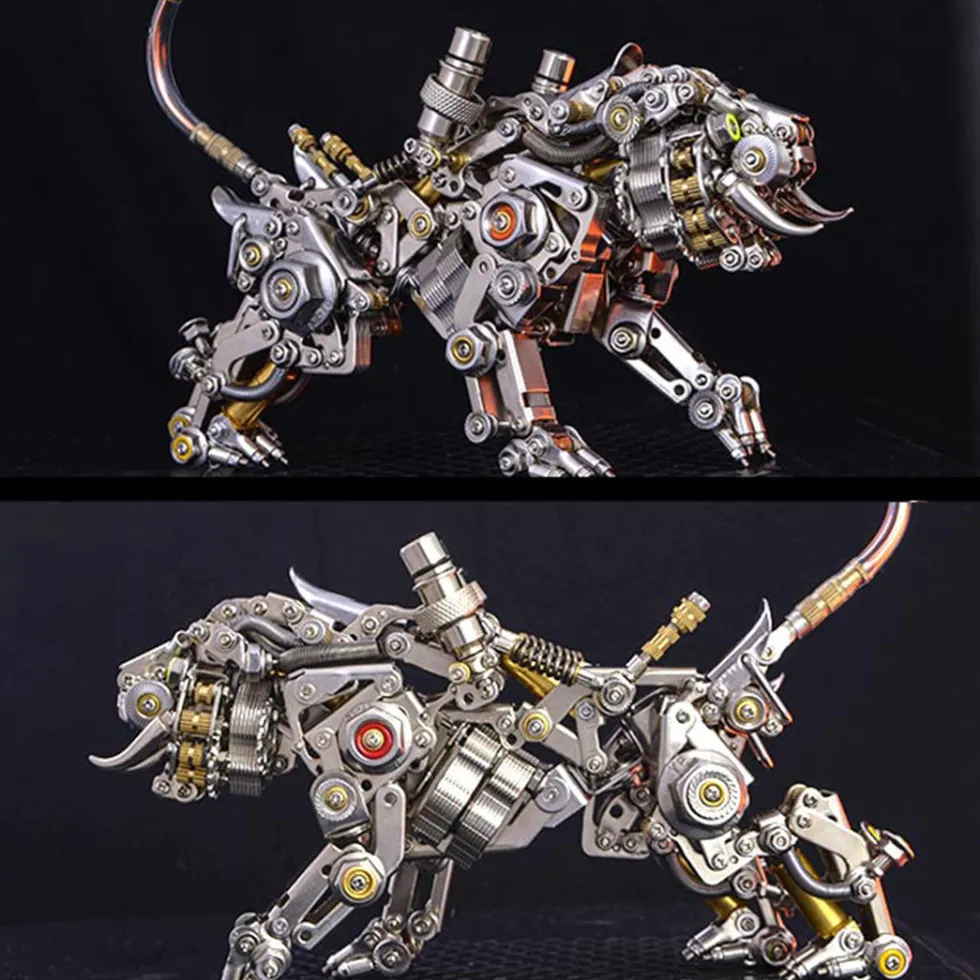700PCS+ 3D Metal Bengal Tiger Kit Assembly DIY Toy