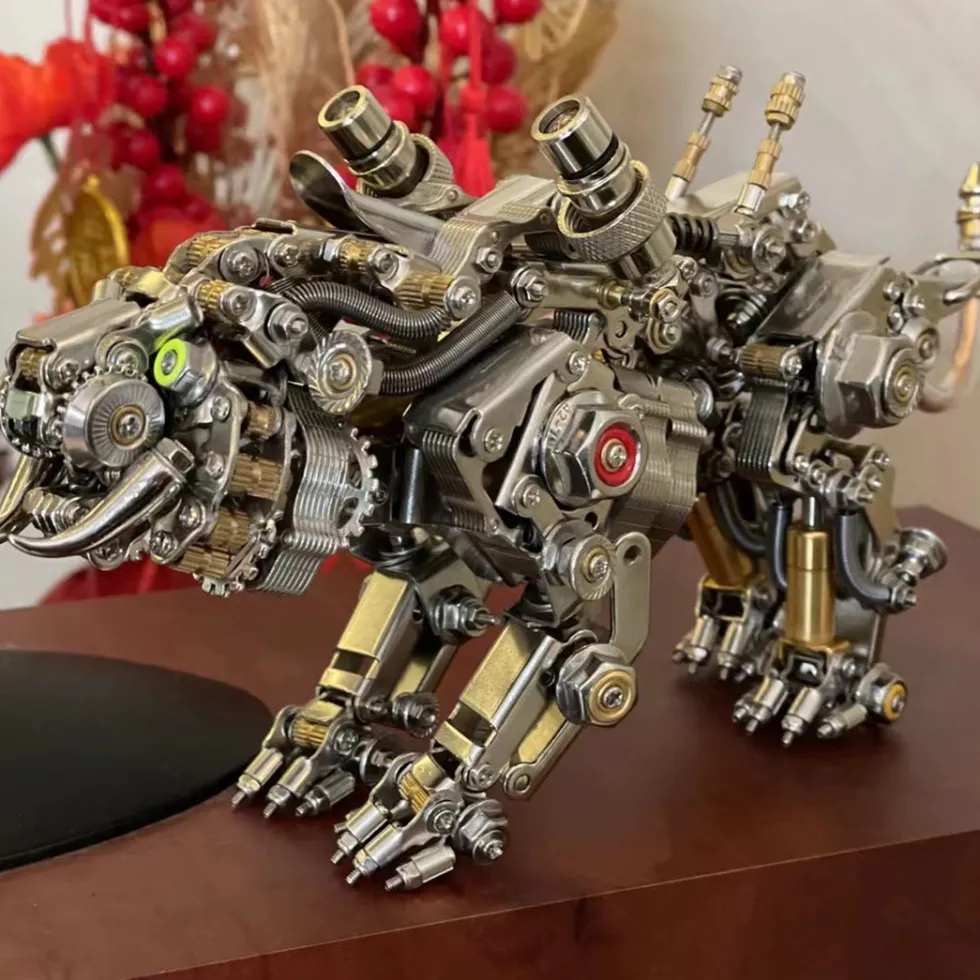 700PCS+ 3D Metal Bengal Tiger Kit Assembly DIY Toy