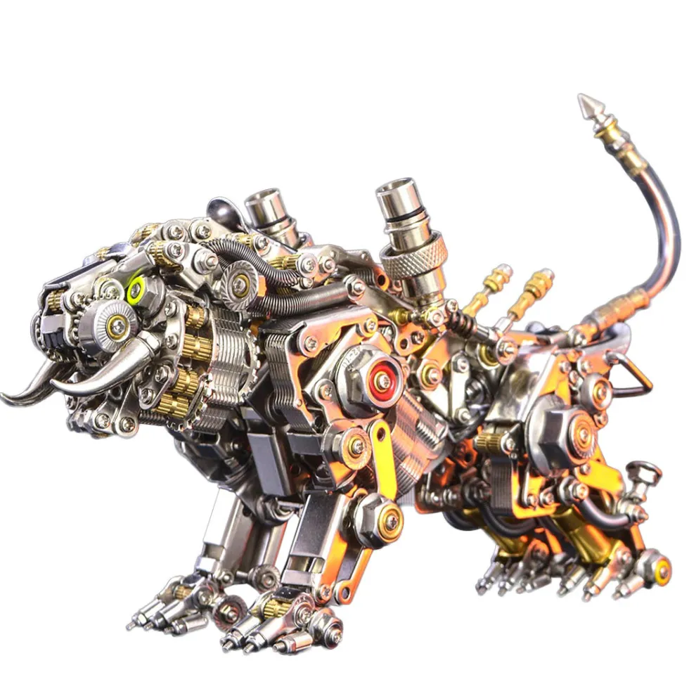 700PCS+ 3D Metal Bengal Tiger Kit Assembly DIY Toy