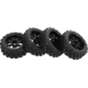 4Pcs 1/10 RC On-road Star Tread Pattern Tyre for HSP 1/10 Redcat Traxxas Tamiya HPI RC Buggy