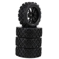 4Pcs 1/10 RC On-road Star Tread Pattern Tyre for HSP 1/10 Redcat Traxxas Tamiya HPI RC Buggy