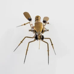 90Pcs Steampunk Insect Metal Model Kits Mechanical Crafts for Home Decor - Mosquito