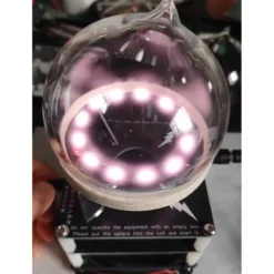 Plasma Energy Light Sphere, Magnetic Field Neon Gas Display Lamp Ring Plasma Sphere-Interactive Science Desk Toy
