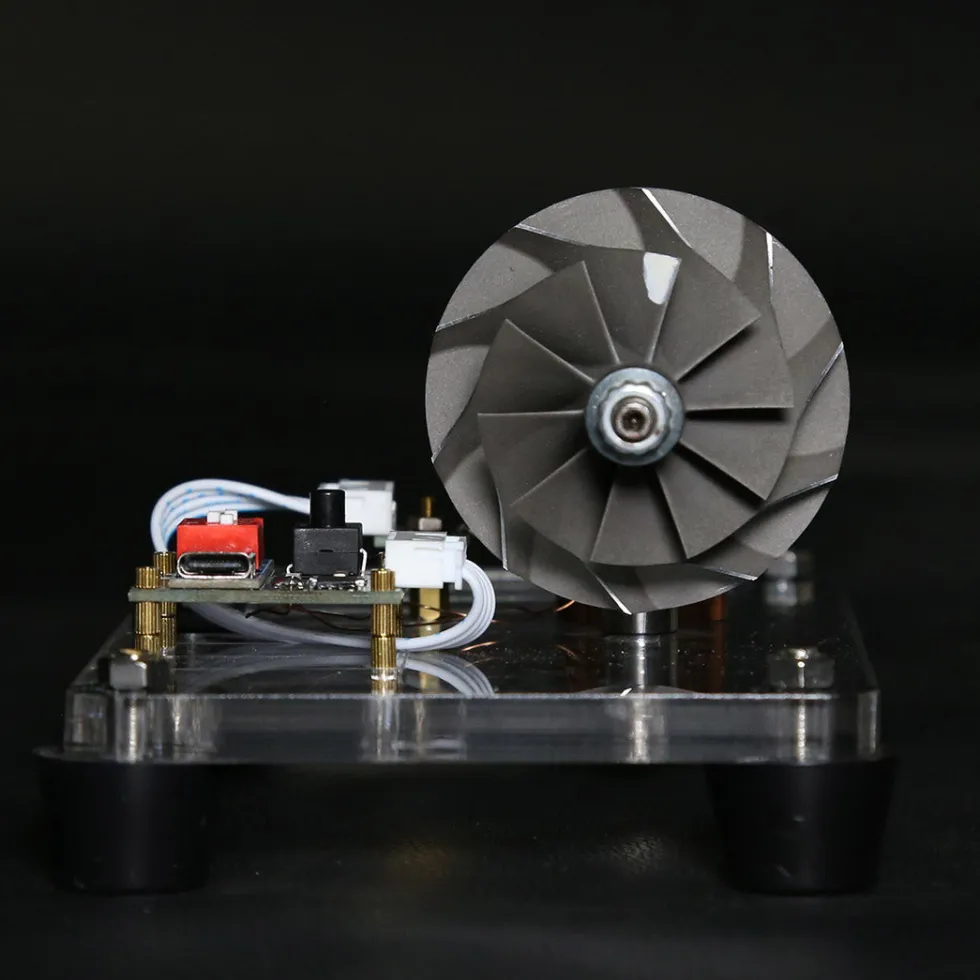 Premium Turbocharged Brushless Metal Motor - High-Speed Aerospace Engine Model