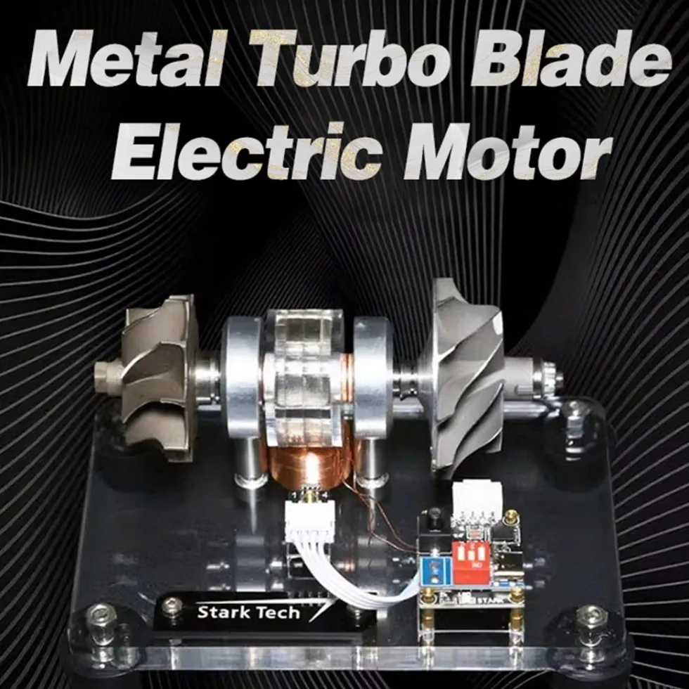 Premium Turbocharged Brushless Metal Motor - High-Speed Aerospace Engine Model