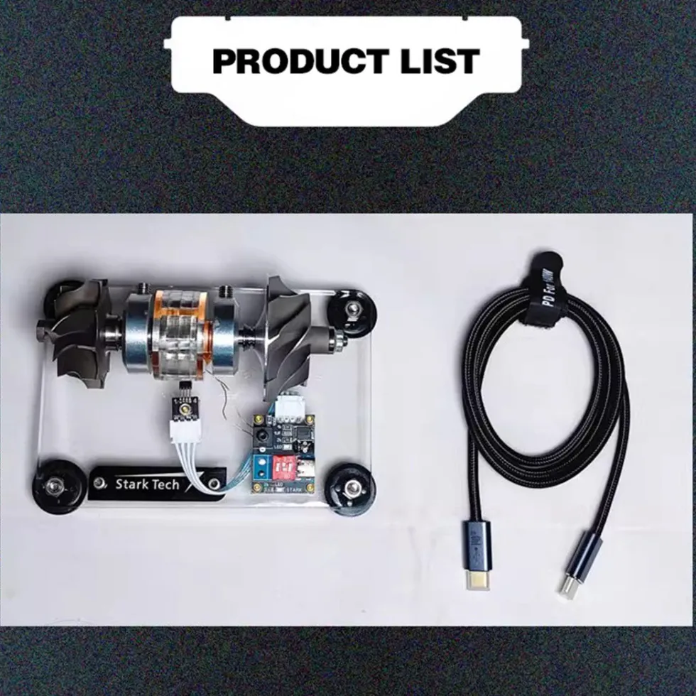 Premium Turbocharged Brushless Metal Motor - High-Speed Aerospace Engine Model