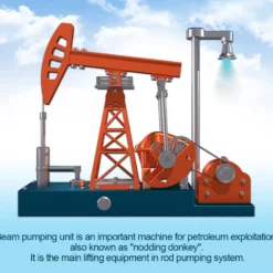 Pumping Unit that Works - Pumping Unit Model Kit - TECHING Pumping Unit DIY Assembly 3D Metal Mechanical Puzzle Educational Toys Collection 219Pcs