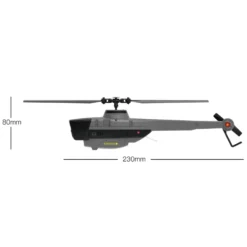 RC Aircraft 2.4G 4CH Black Hornet Aerial Vehicle Reconnaissance Military Aircraft Helicopter Model (RTF)